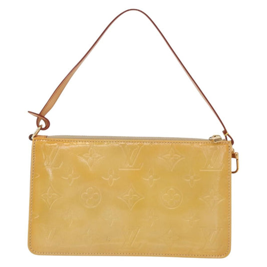 Louis Vuitton Lexington Pochette Patent Leather, Beige, Patent Leather, Clutch