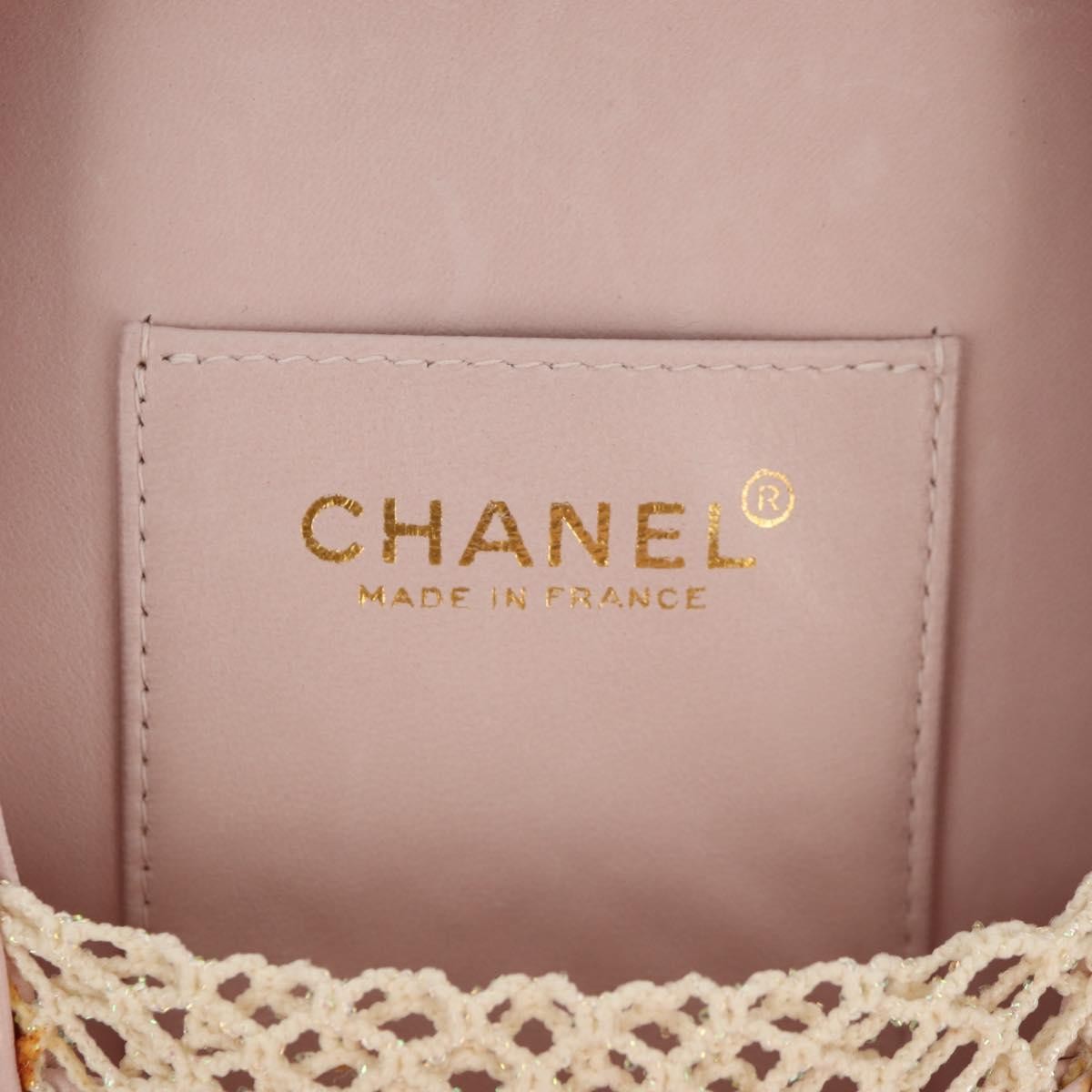 Chanel Camellia Round Clutch with Chain Satin, PINK, SATIN, Clutche & pouche