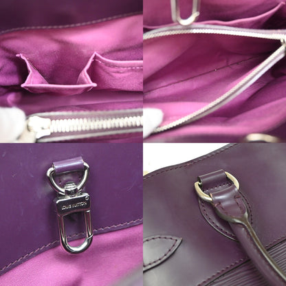 Louis Vuitton Passy Tote Epi Leather, PURPLE, LEATHER, Tote bag