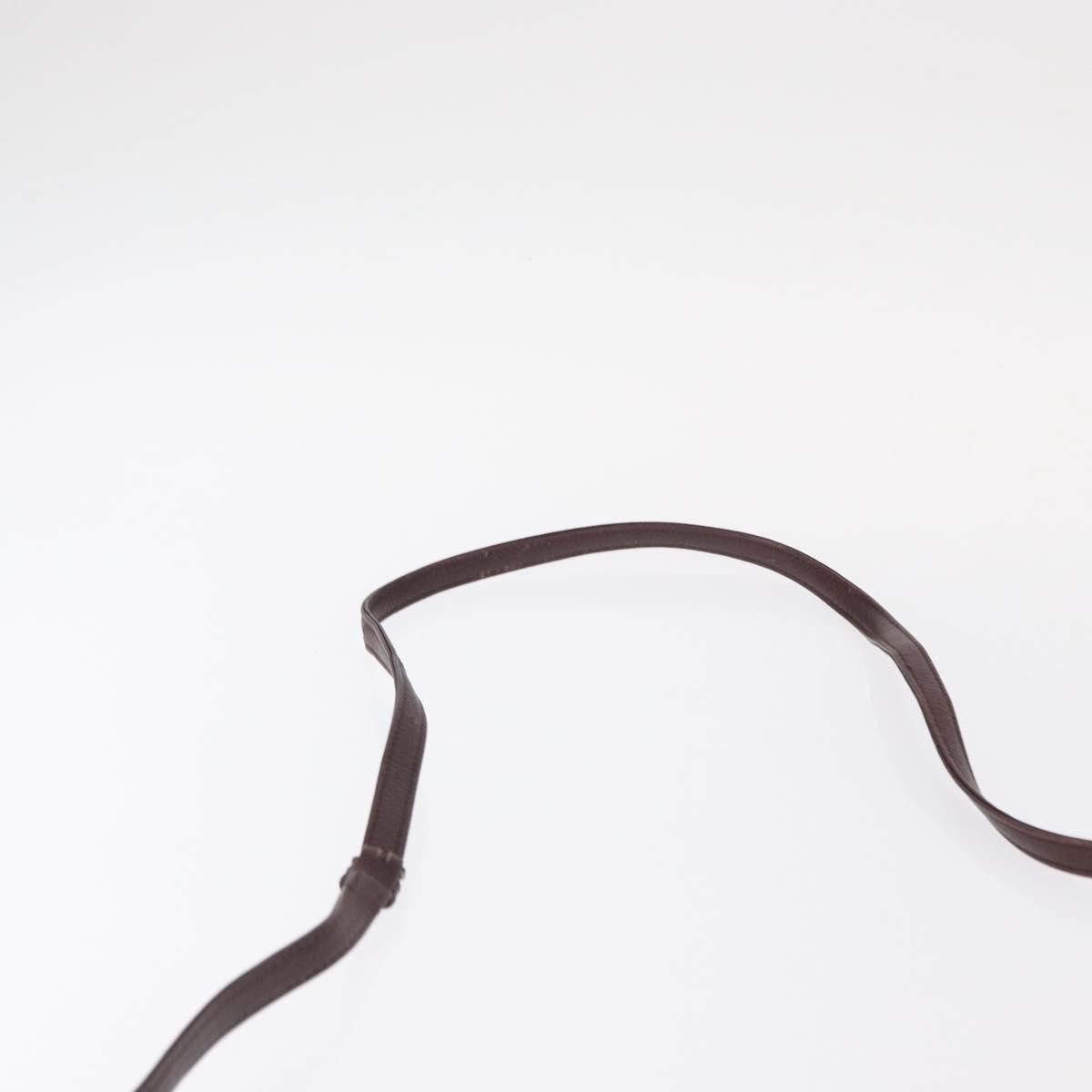 Saint Laurent Vintage Shoulder Bag Leather, PURPLE, LEATHER, Shoulder bag