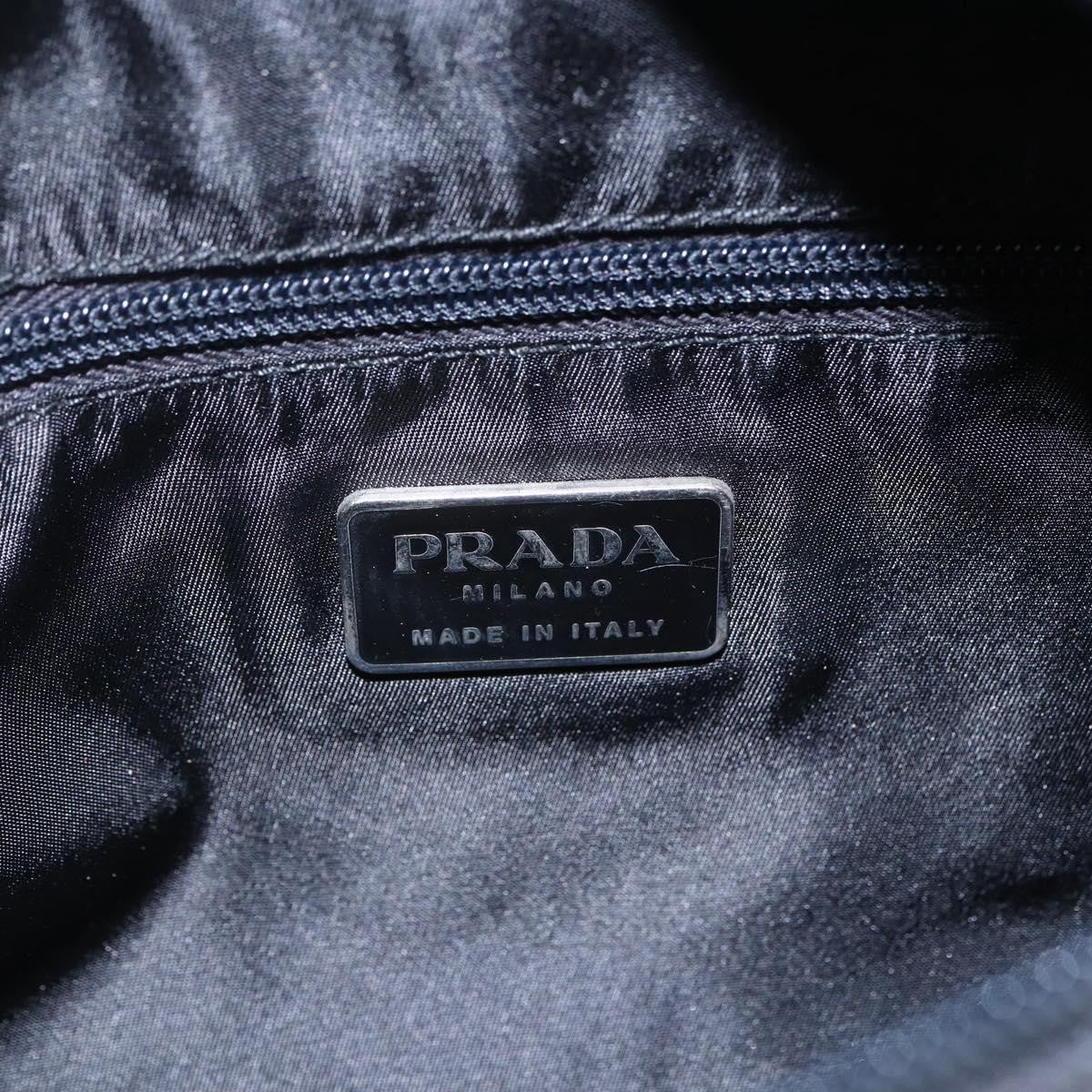 Prada Zip Messenger Quilted Tessuto, BLACK, NYLON, Shoulder bag