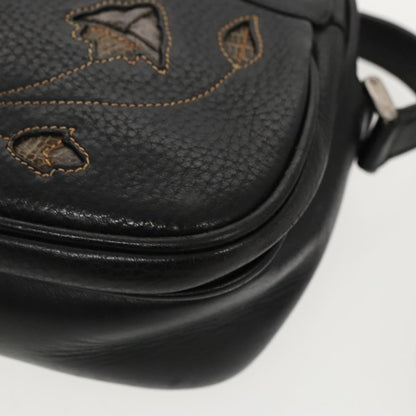 Gucci Vintage Shoulder Bag Leather, BLACK, LEATHER, Shoulder bag