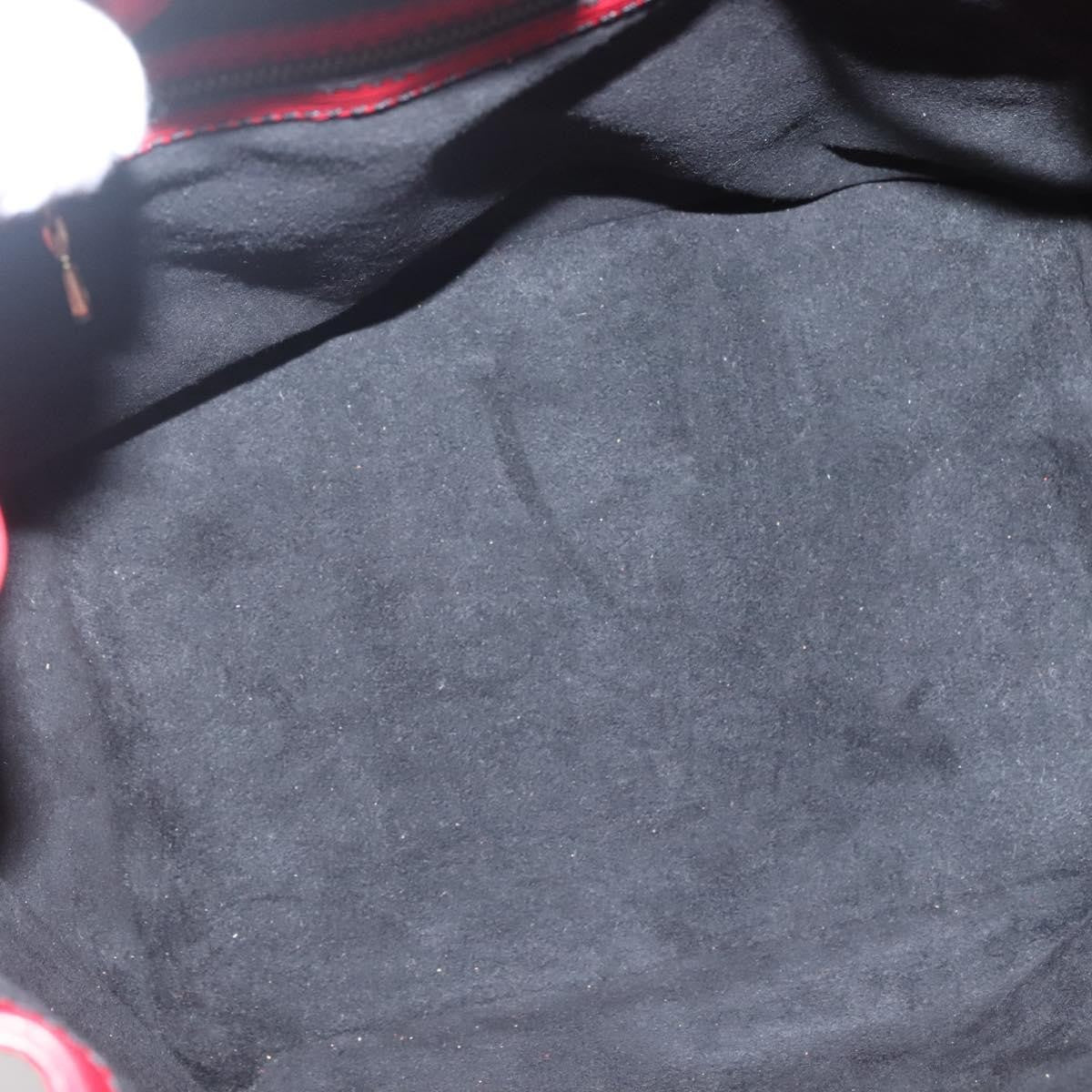 Louis Vuitton Bicolor Petit Noe Handbag Epi Leather, RED, LEATHER, Shoulder bag