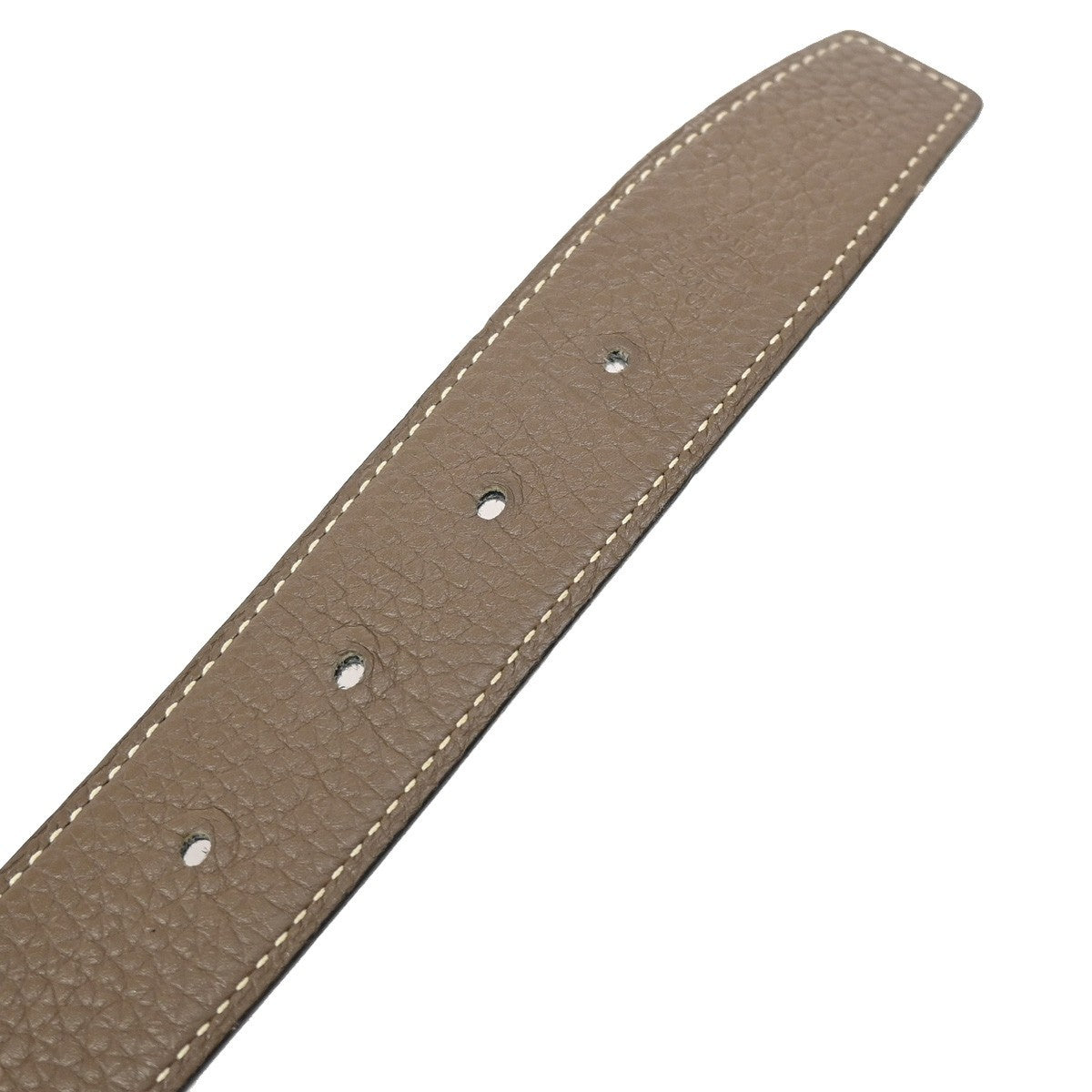 Hermes Chaine D'Ancre Reversible Belt Leather, BROWN, LEATHER, Belts