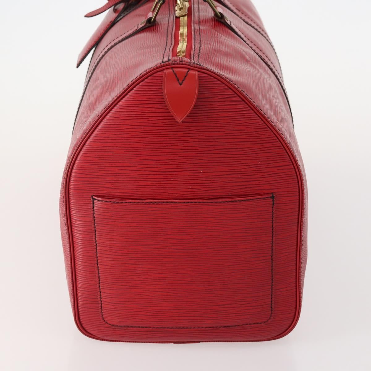 Louis Vuitton Keepall Bag Epi Leather, Red, Leather, Travel Bag