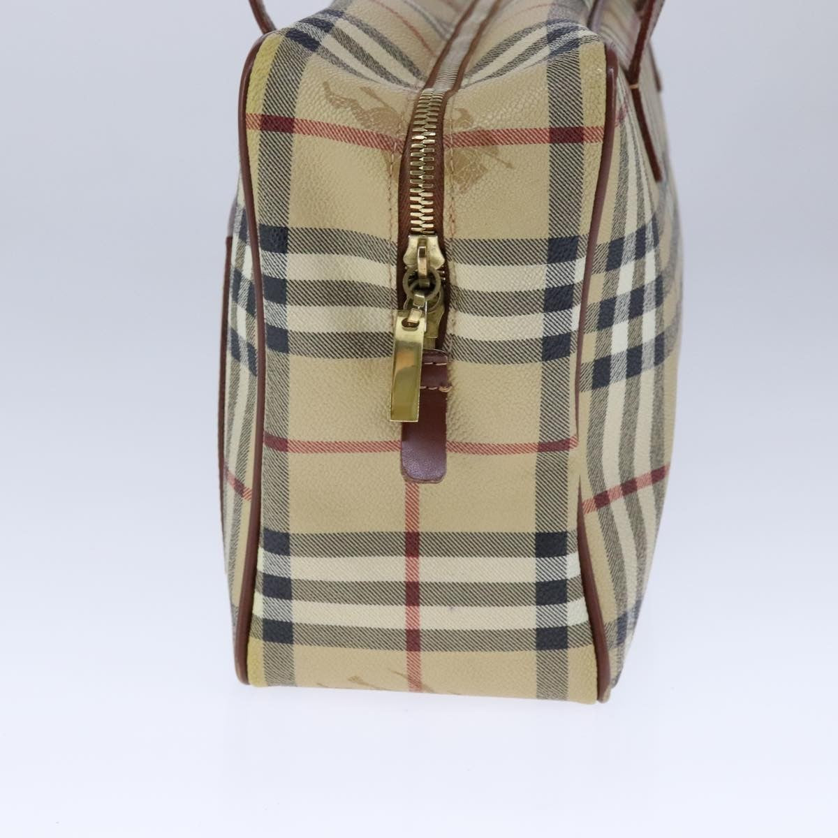 Burberry Shoulder Bag Nova Check Canvas, BEIGE, CANVAS, Shoulder bag