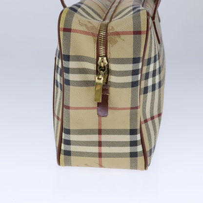 Burberry Shoulder Bag Nova Check Canvas, BEIGE, CANVAS, Shoulder bag