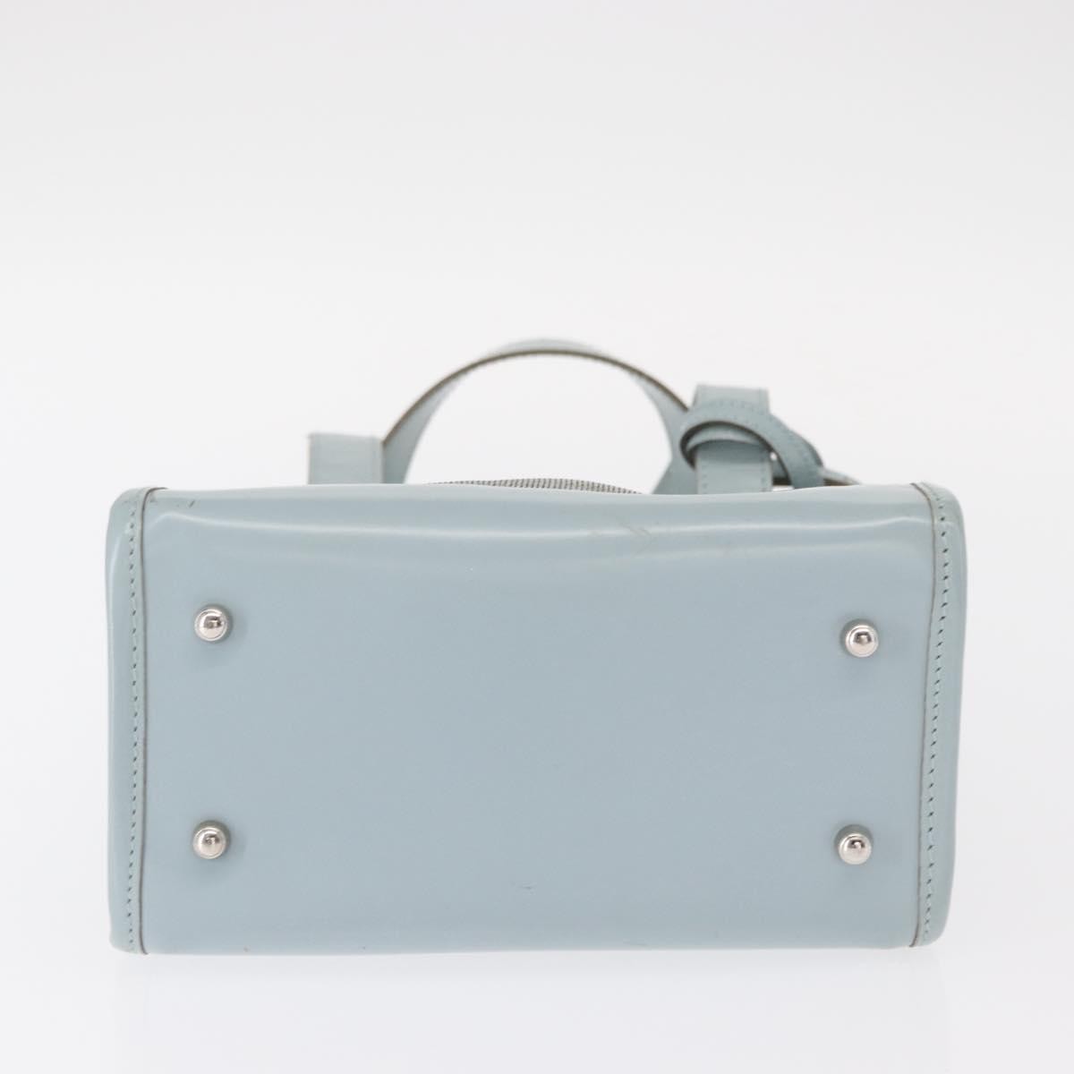 Gucci Vintage Handbag Leather, BLUE, LEATHER, Handbag