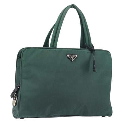 Prada Vintage Handbag Tessuto, KHAKI, NYLON, Handbag