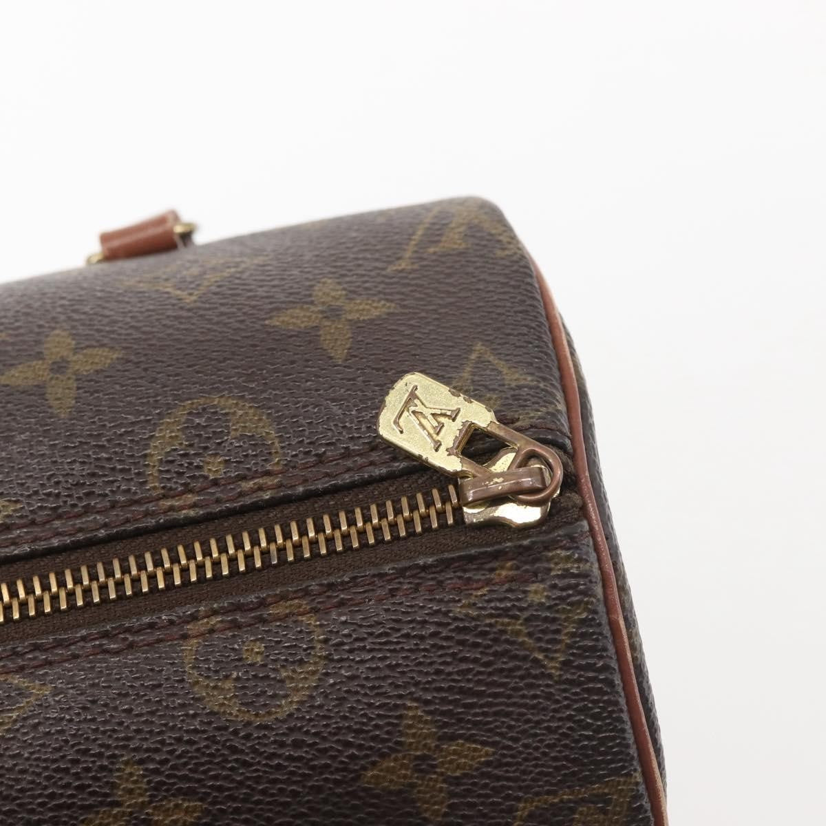Louis Vuitton Papillon Handbag Monogram Canvas, BROWN, CANVAS, Handbag