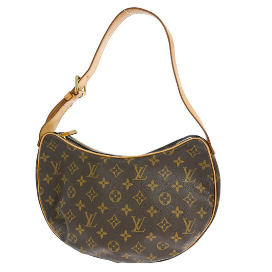 Louis Vuitton Croissant Handbag Monogram Canvas, BROWN, CANVAS, Handbag