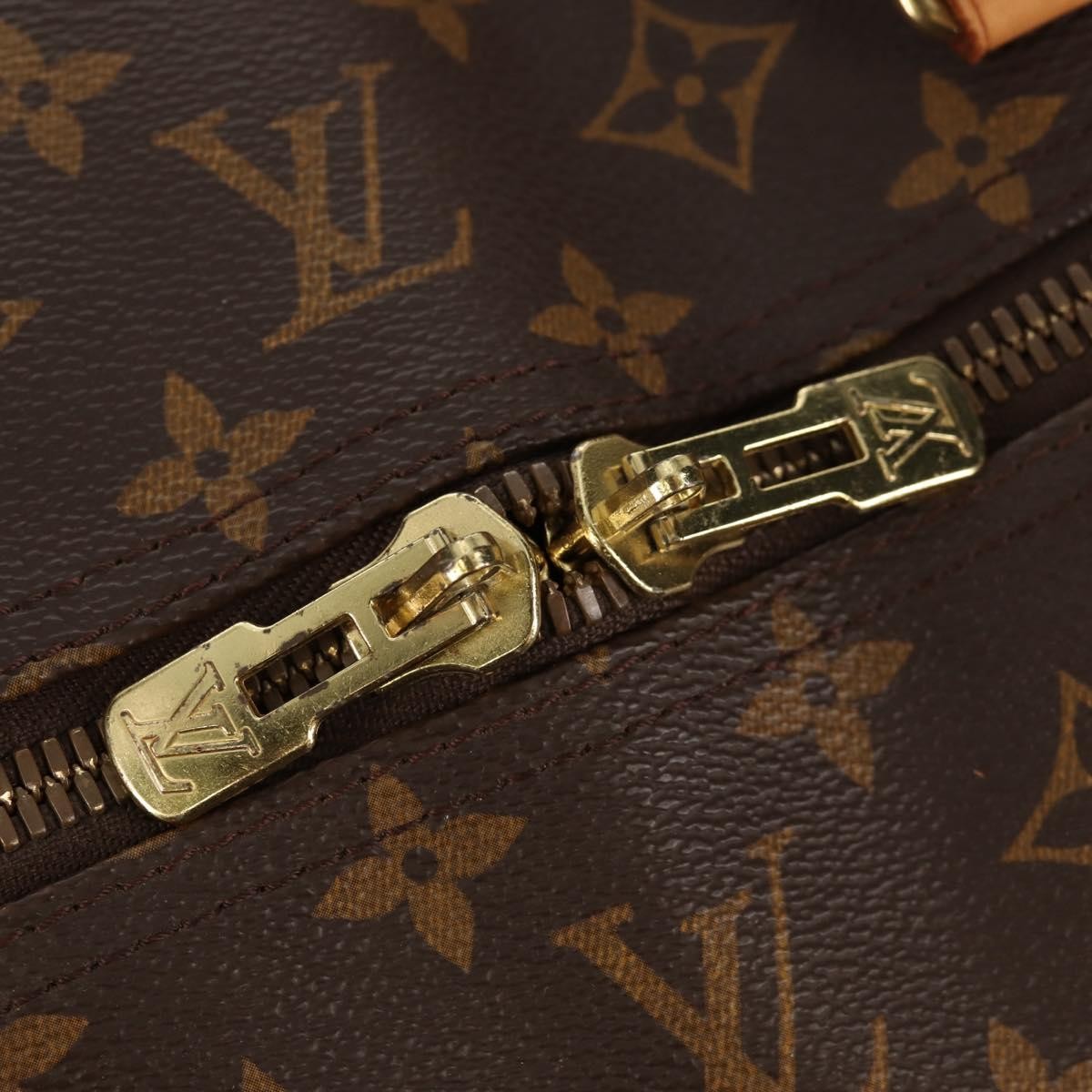 Louis Vuitton Keepall Bag Monogram Canvas, BROWN, CANVAS, Travel bag