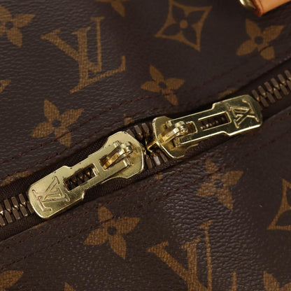 Louis Vuitton Keepall Bag Monogram Canvas, BROWN, CANVAS, Travel bag