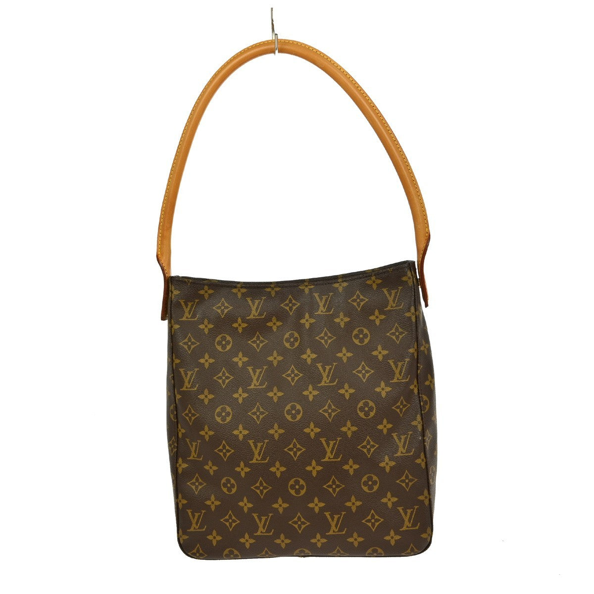 Louis Vuitton Looping Handbag Monogram Canvas, BROWN, CANVAS, Handbag