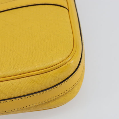 Gucci Diamante bright briefcase Leather, YELLOW, LEATHER, Briefcase
