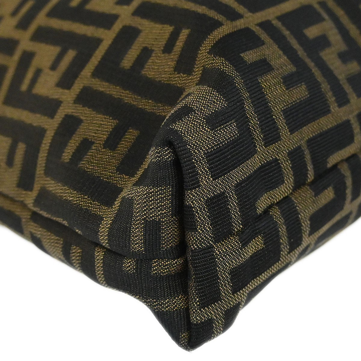 Fendi Vintage Zip Hobo Zucca Canvas, BROWN, CANVAS, Shoulder bag