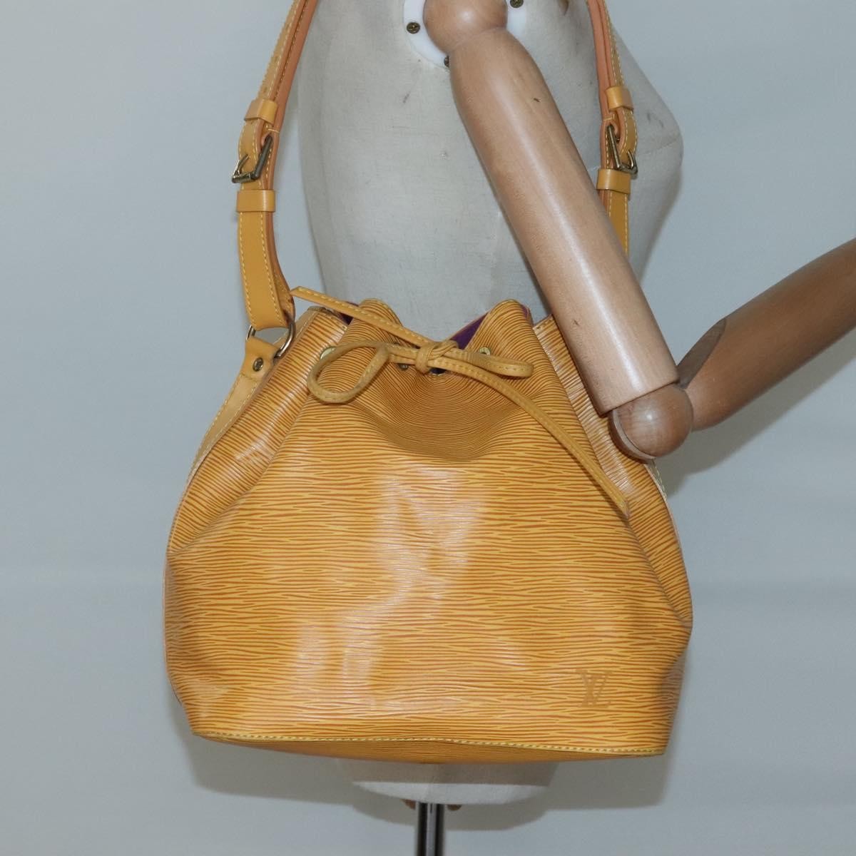 Louis Vuitton Noe Handbag Epi Leather, YELLOW, LEATHER, Handbag