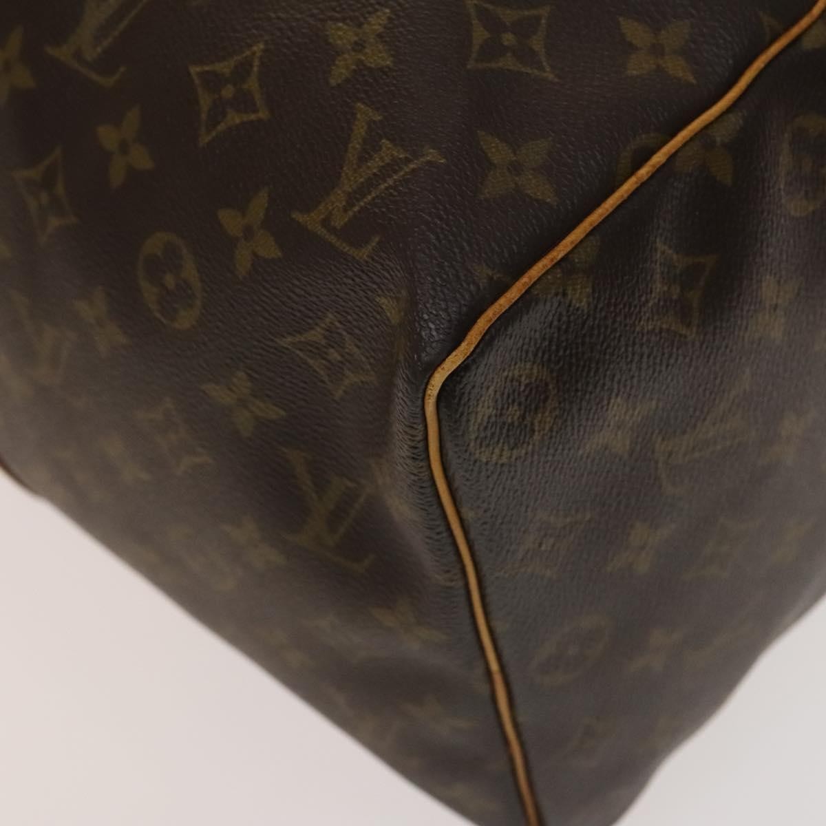 Louis Vuitton Keepall Bag Monogram Canvas, BROWN, CANVAS, Travel bag