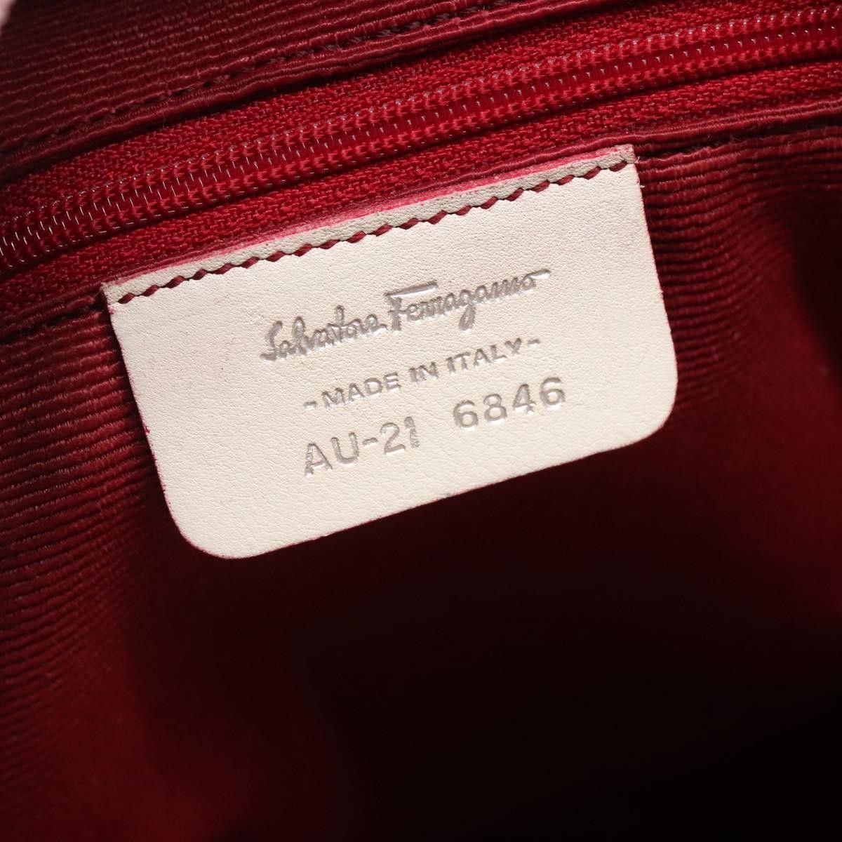 Salvatore Ferragamo Gancini Tote Canvas, PINK, CANVAS, Tote bag