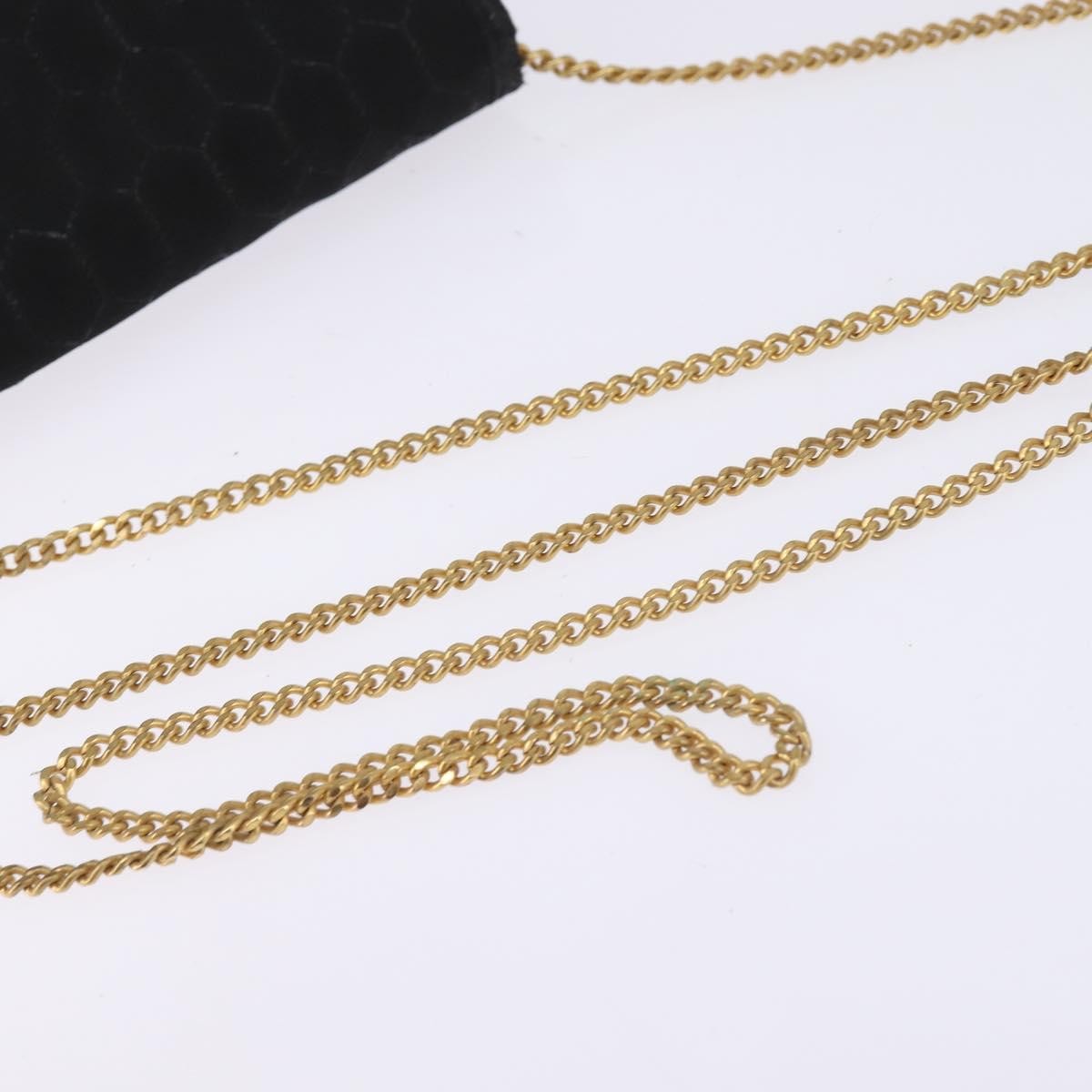 Christian Dior Vintage Honeycomb Flap Crossbody Bag Coated Canvas, BLACK, CANVAS, Clutche & pouche