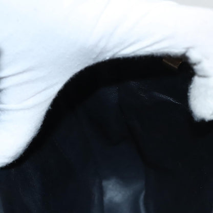 Celine C Sulky Shoulder bag Canvas and Leather, NAVY, CANVAS, Shoulder bag