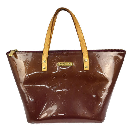 Louis Vuitton Bellevue Handbag Monogram Vernis, PURPLE, PATENT_LEATHER, Tote bag