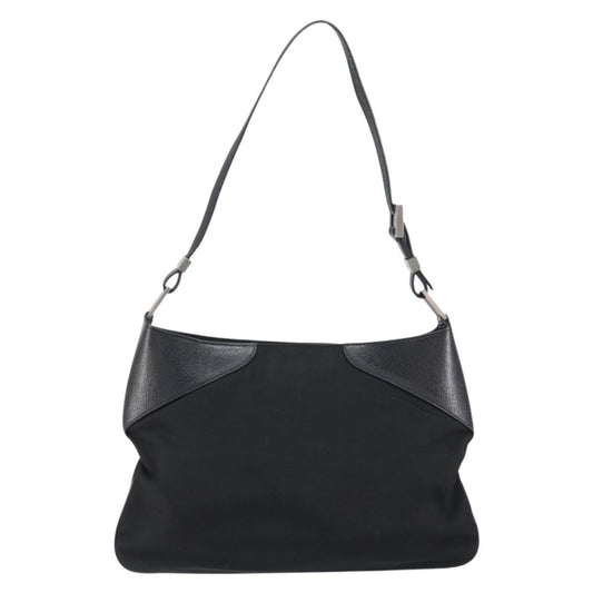 Gucci Vintage Shoulder Bag Nylon, BLACK, NYLON, Shoulder bag