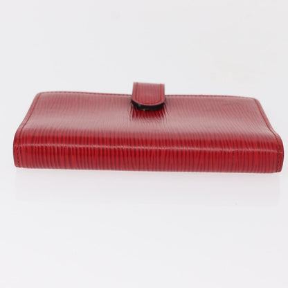 Louis Vuitton Agenda Cover Epi Leather, RED, LEATHER, Wallets