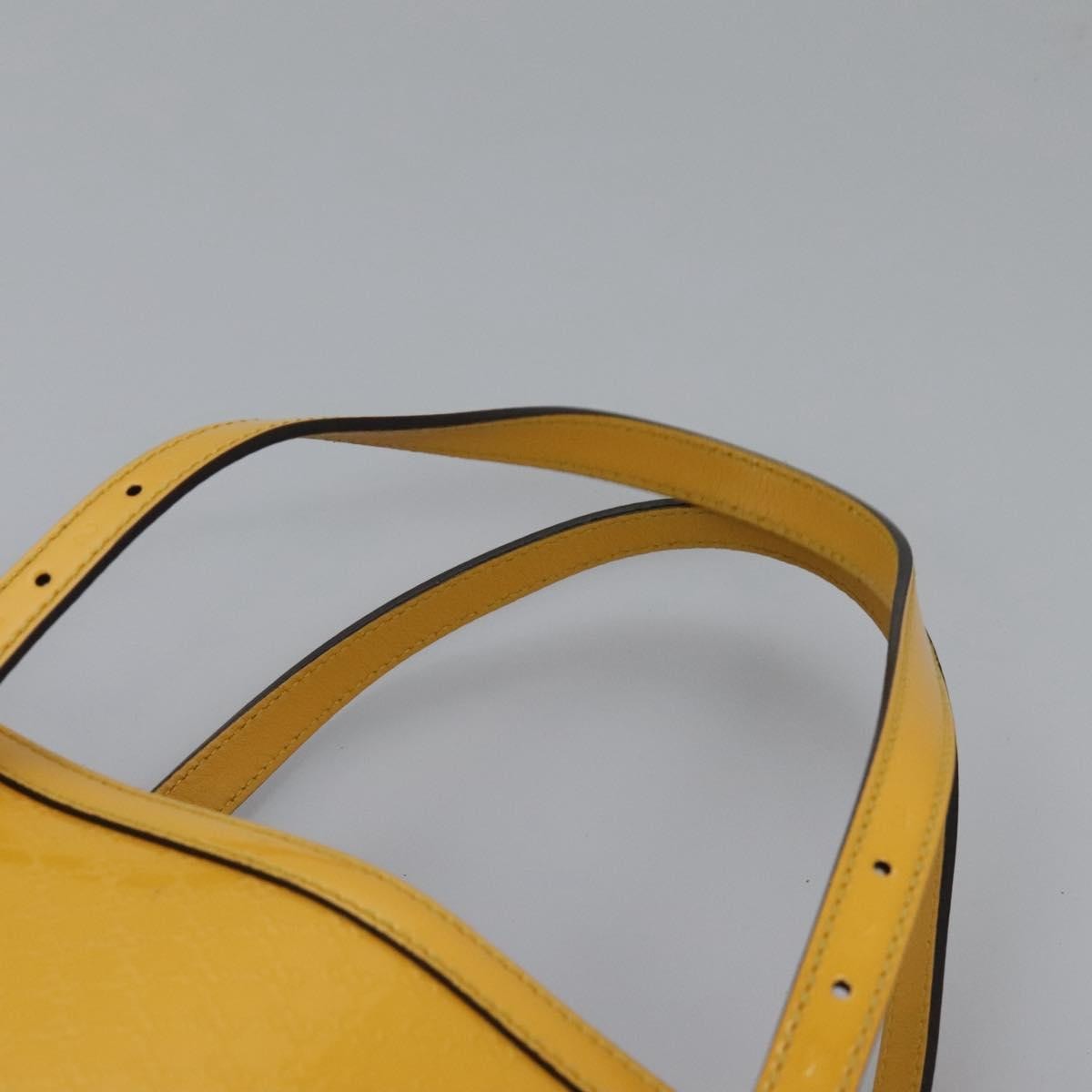 Gucci Nice Tote Microguccissima Patent, YELLOW, PATENT_LEATHER, Tote bag