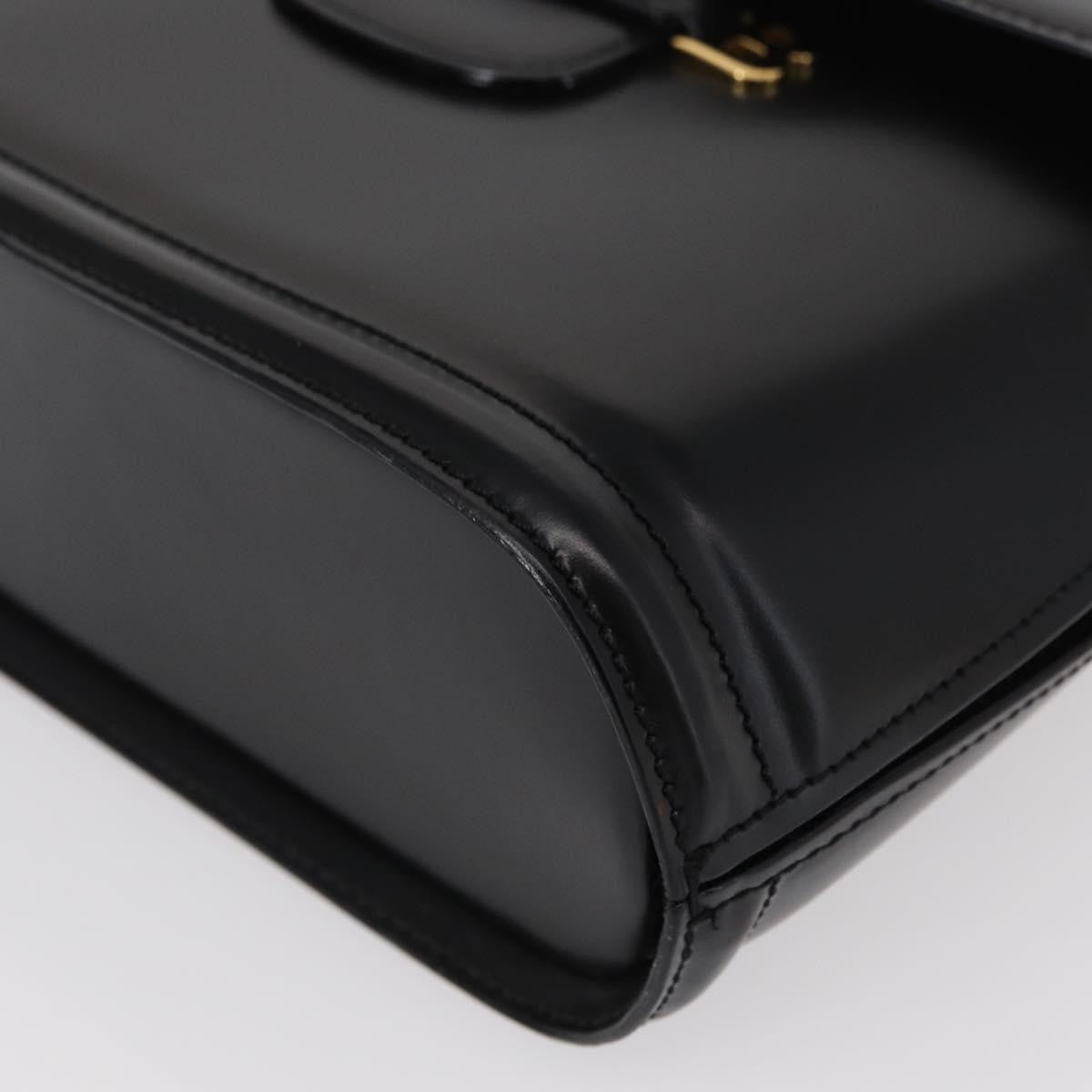 Bally Vintage Shoulder Bag Leather, BLACK, LEATHER, Shoulder bag