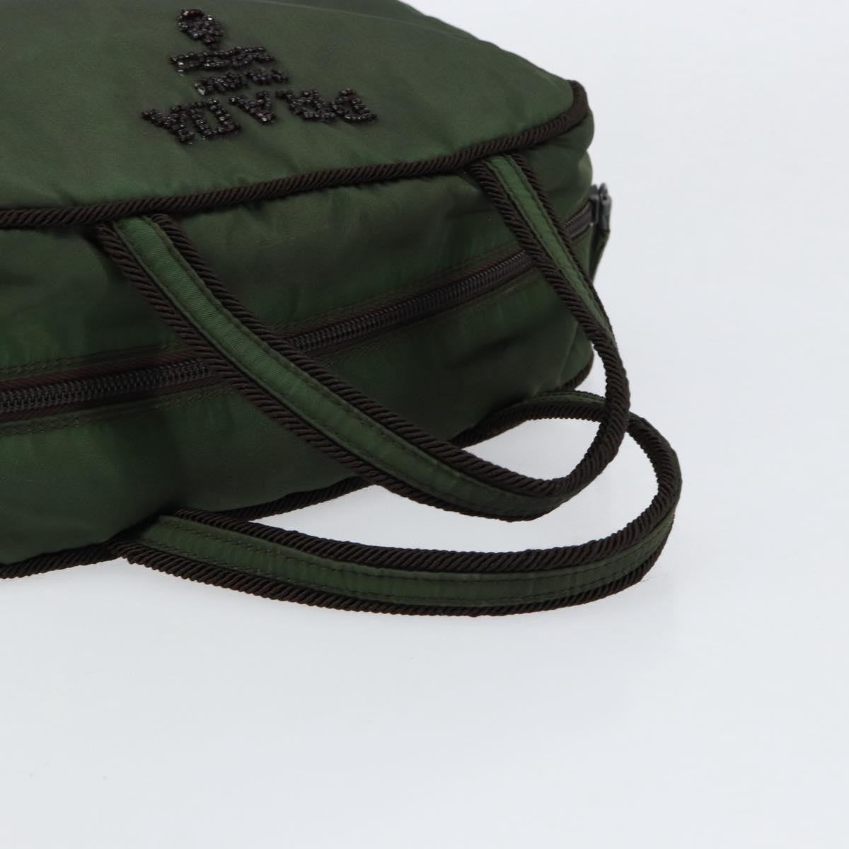 Prada Vintage Handbag Tessuto, GREEN, NYLON, Handbag