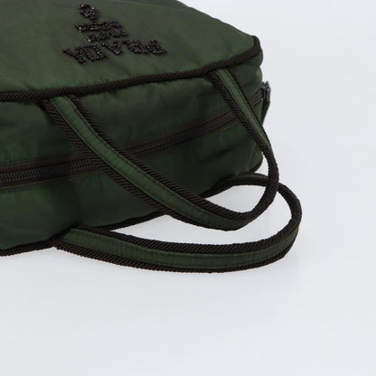 Prada Vintage Handbag Tessuto, GREEN, NYLON, Handbag