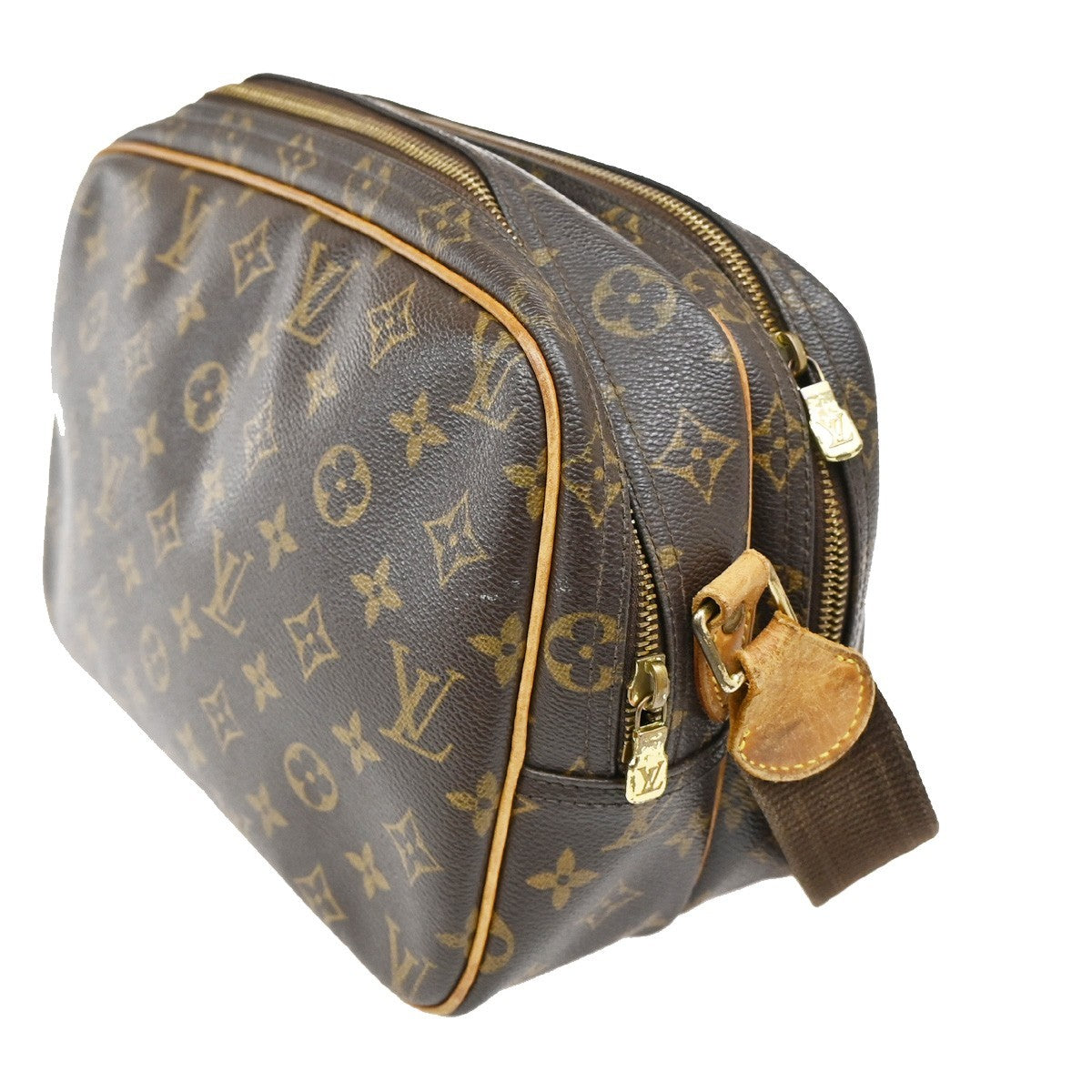 Louis Vuitton Reporter Bag Monogram Canvas, BROWN, CANVAS, Shoulder bag