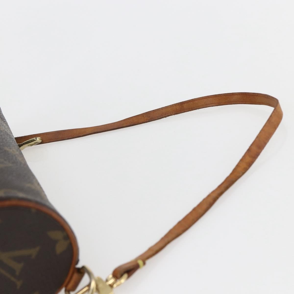 Louis Vuitton Papillon Pochette Monogram Canvas, BROWN, CANVAS, Clutche & pouche