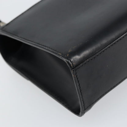 Salvatore Ferragamo Vala Handbag Leather, BLACK, LEATHER, Handbag