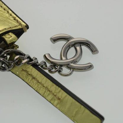 Chanel Je ne suis pas en solde Leather, GOLD, LEATHER, Handbag