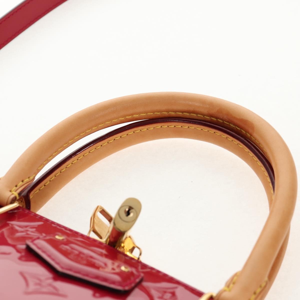 Louis Vuitton Montebello Handbag Monogram Vernis, PINK, PATENT_LEATHER, Handbag