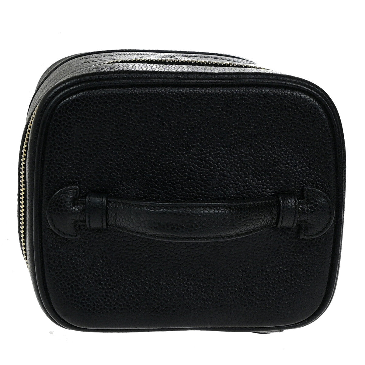 Chanel Vintage Timeless Vanity Case Caviar, BLACK, CALFSKIN, Handbag