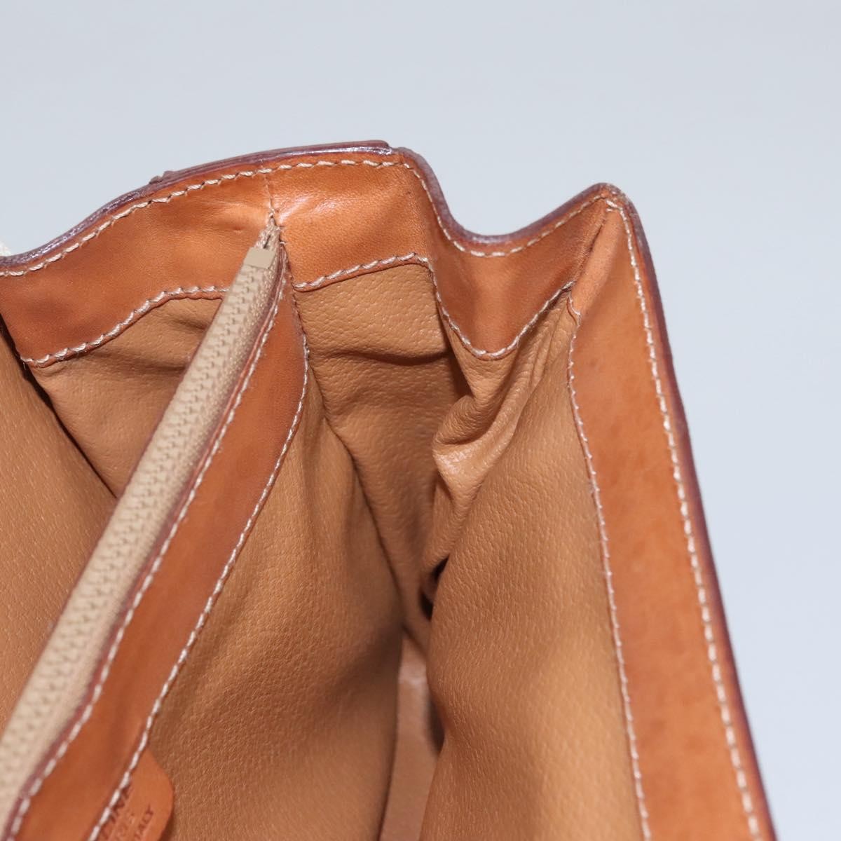 Celine Vintage Convertible Top Handle Bag Macadam Coated Canvas, WHITE, CANVAS, Handbag