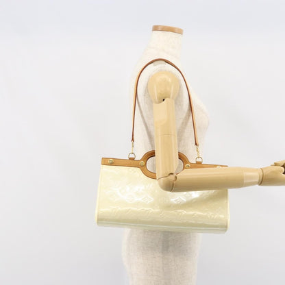 Louis Vuitton Roxbury Drive Handbag Monogram Vernis, BEIGE, PATENT_LEATHER, Handbag