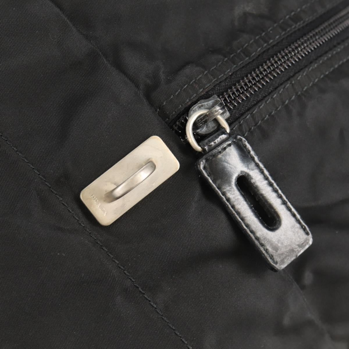 Prada Vintage Boston Bag Nylon, BLACK, NYLON, Travel bag