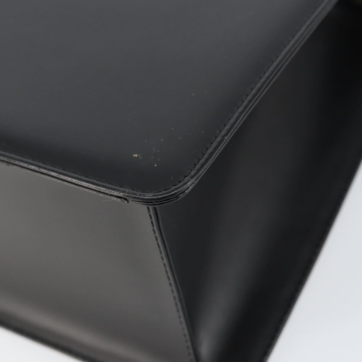 Burberry Vintage Handbag Leather, BLACK, LEATHER, Handbag