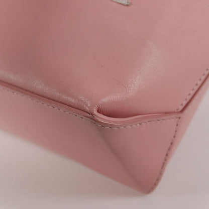 Chanel Essential Shopping Tote Leather, PINK, LEATHER, Tote bag