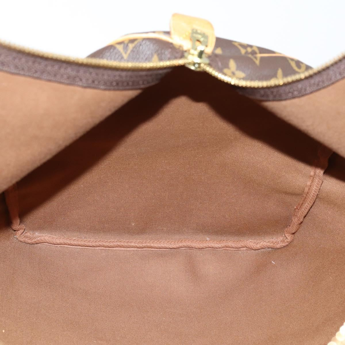 Louis Vuitton Keepall Bag Monogram Canvas, BROWN, CANVAS, Travel bag