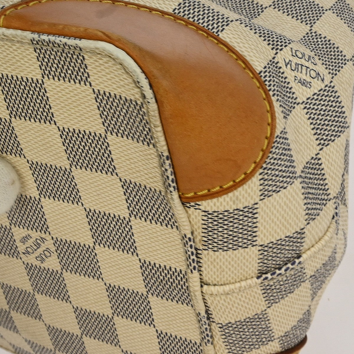 Louis Vuitton Hampstead Handbag Damier, WHITE, CANVAS, Handbag