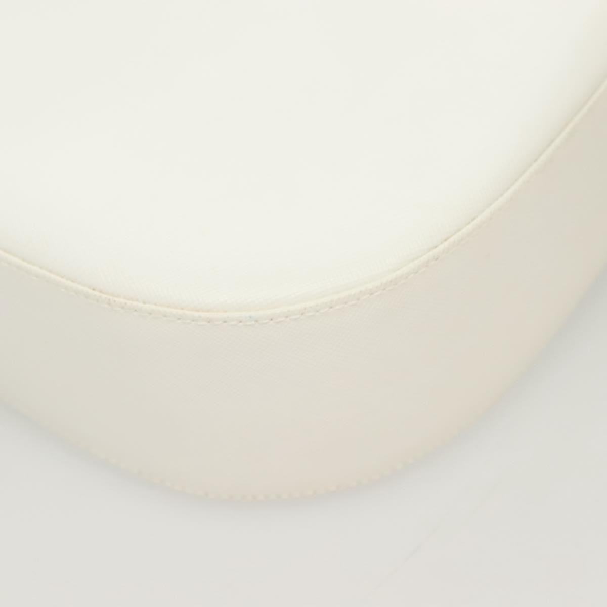 Salvatore Ferragamo Gancini Shoulder Bag Leather, WHITE, LEATHER, Shoulder bag