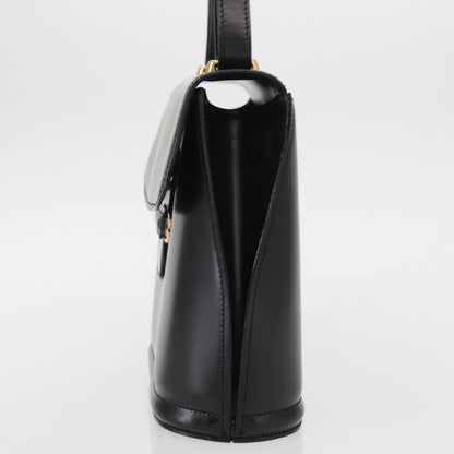 Bally Vintage Shoulder Bag Leather, BLACK, LEATHER, Shoulder bag