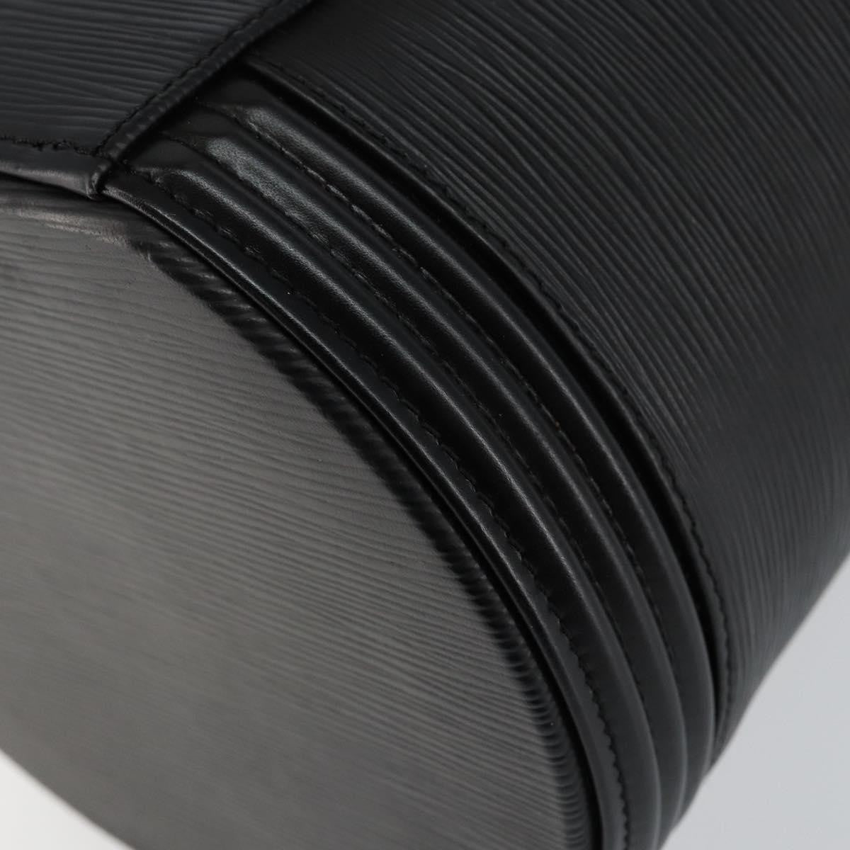 Louis Vuitton Cannes Handbag Epi Leather, BLACK, LEATHER, Handbag