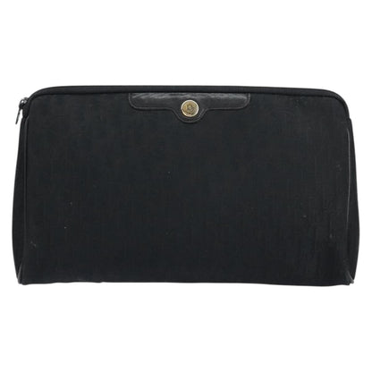Christian Dior Trotter pouch Diorissimo Canvas, BLACK, CANVAS, Clutche & pouche