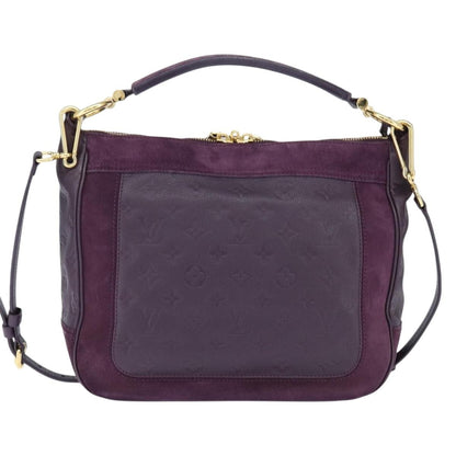 Louis Vuitton Audacieuse Handbag Monogram Empreinte Leather, PURPLE, LEATHER, Shoulder bag